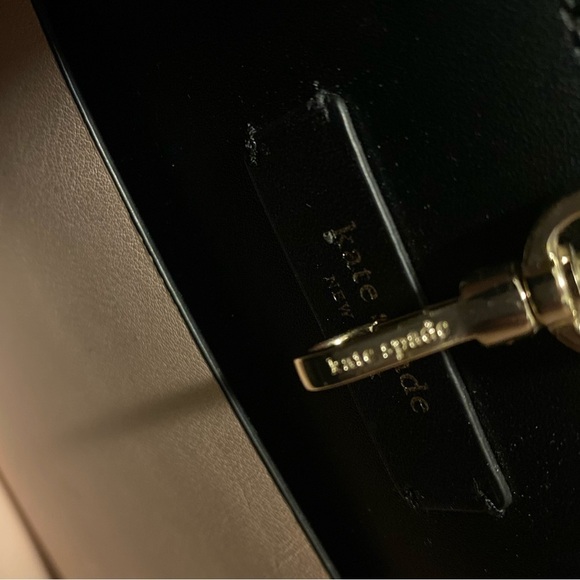 Kate Spade New York Magnolia Street Double Pocket Pink/ Black Tote Bag - Picture 8 of 14